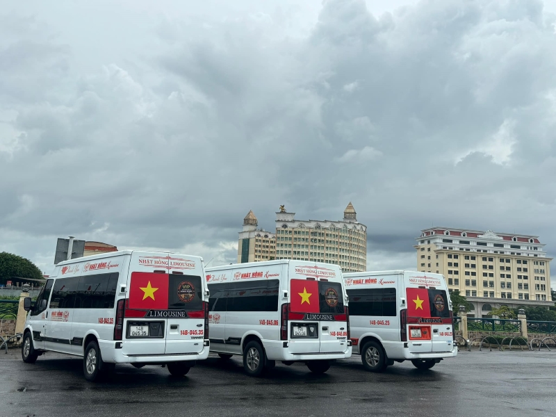 Xe Nhật Hồng Limousine - Chuyên tuyến Hà Nội Móng Cái