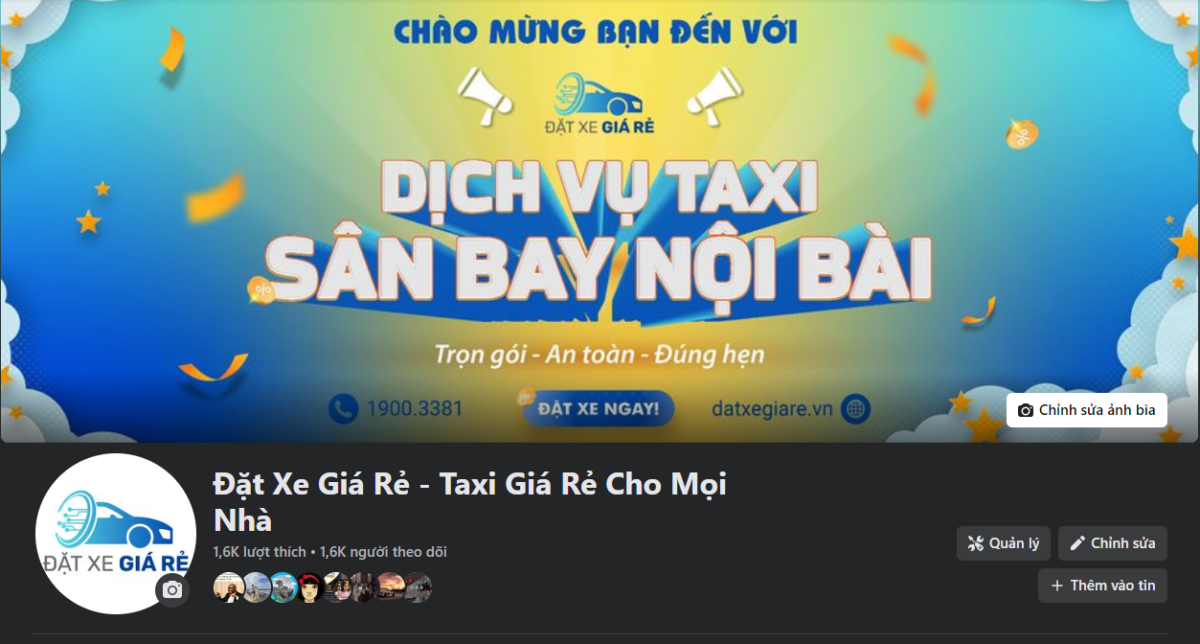 social đặt xe giá rẻ